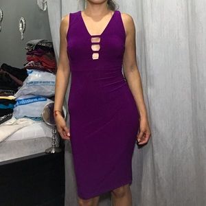 Dressy violet color dress